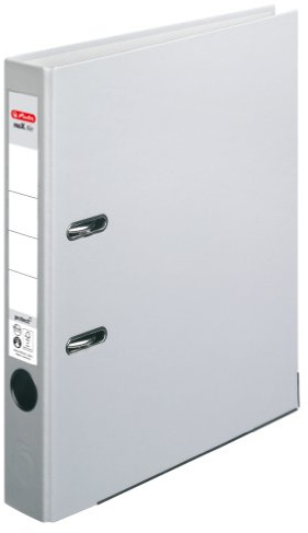 Herlitz 5450903 Mapp, Grå, A4, 5 cm