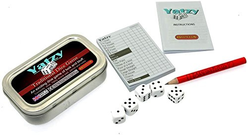 Brimtoy Scatola di Poker da Viaggio con Dadi yatzy