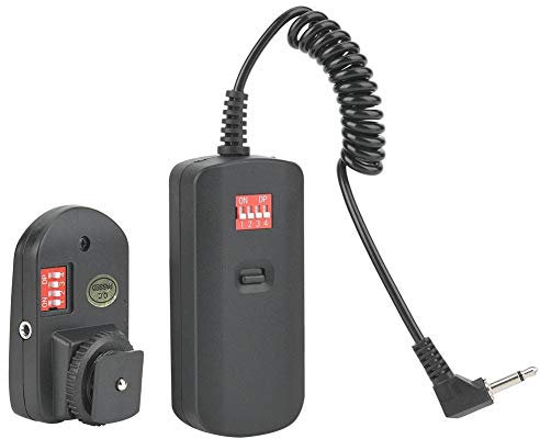 Oumij Disparador de Flash Inalámbrico de 16 Canales Disparadores Remotos de Iluminación Fotográfica Transmisor y Receptor de Disparo de Flash de Estudio