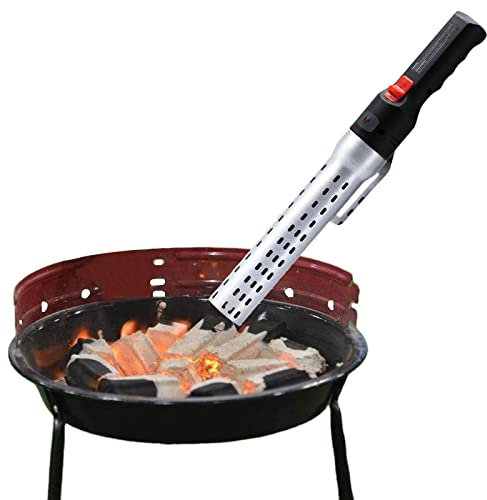 Allume Charbon Barbecue, Portable Allume-feu Électrique pour Barbecue, Four à Pizza, S'enflamme Rapidement en 60s, Cordon D'alimentation de 2 M, Facile à Utiliser (Color:B)