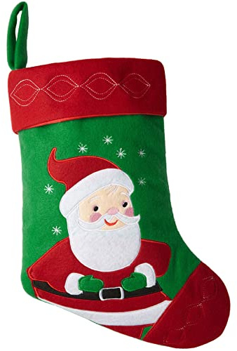 TecTake dressforfun Botte de Saint Nicolas avec motif de Père Noël