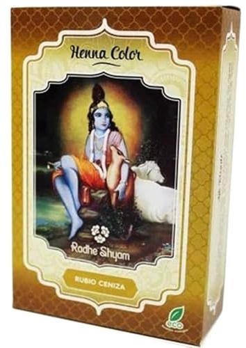 Henna Rubio Ceniza Polvo para Cabello Eco Vegan 100g