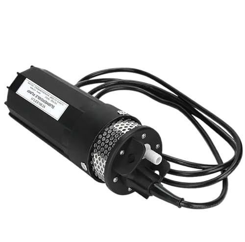1 pz 12 V 24 V 220 V Lift = 70 m Piccolo for Pannelli A Energia Solare Pozzo Profondo Pompa Sommergibile elettrica(Black,12V)