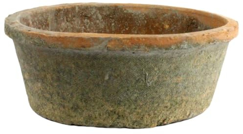 HomArt Rustic Terra Cotta Bulb Pot, Small , Antique Red, 1-Count (7686-0)