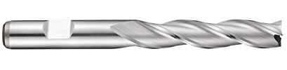 Dormer C34616.0 Serie C346 HSS-E 3 Flauto Serie Lunga Slot Trapano/fresa con finitura brillante, gambo DIN 1835B, diametro di taglio 16,00 mm