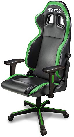 Sparco ICON BÜROSITZ SCHWARZ/GRÜN