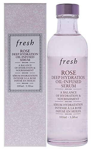 Fresh Rose Deep Hydration Oil-Infused Serum For Women 3.3 oz Serum