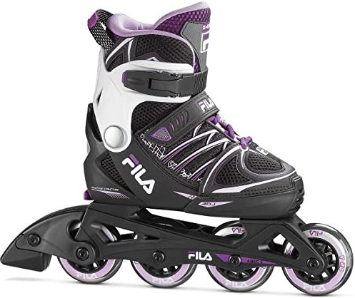 FILA SKATES Damen X-one G Inline Skate, Black/PINK/Magenta, M 32-35
