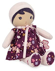 Kaloo - Tendresse My First Fabric Doll Violette 10” Tall - Cuddling with Plush Figure Toys - Machine Washable - Safe for Babies, Heirloom Quality - Rich Textures, Personalized Touch