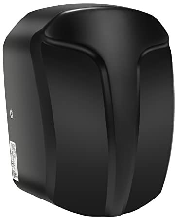 QL Händetrockner 7-10 Sekunden Trocknen,Elektrische Händetrockner Automatische,Edelstahl Händetrockner für Wandmontage,für Küche Badezimmer Toilette 1150W Schwarz