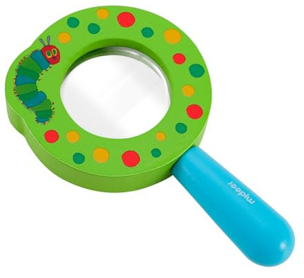 Yamitora Outdoor Holzlupe Kinder, Cartoon Raupe Handlupe Für Zu Hause Schule Outdoor