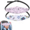 ZOPJUMA 2pcs Cale tete Enfant Voiture,Appuie Tete Voiture Enfant,Cale-têtes pour Sièges Auto,Appui-Tête Enfant pour Voyage en Voiture,Bandeau Voiture Réglable pour Enfant