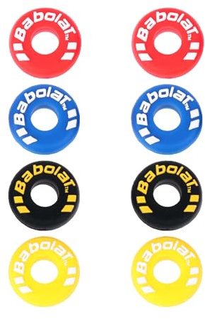HZ Yihai Autumn 8 PCS Rubber Tire Shape Vibration Dampener，Tennis Racket Shock Absorber，Tennis Racket Vibration Dampeners，Antivibrador Raqueta De Tenis，Racquet Accessories，Great for Tennis Players