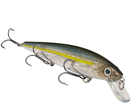 Strike King KVD Jerkbait 3 Hook,Sexy Ghost Minnow, 0.05