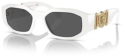 Versace Unisex 0ve4361 Sonnenbrille, Weiß (White), 53