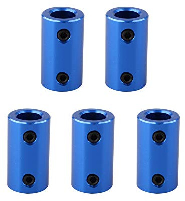 Jopto 5 giunti per albero da 5 mm a 8 mm, attacco rigido per ruota motore passo-passo accoppiatore connettore in lega di alluminio Compatibile con stampante 3D Creality CR-10 CR-10S S4 S5 Makerbot