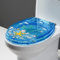 WC-Sitze WC-Sitz aus Kunstharz mit Deckel, WC-Toilettendeckel, leise schließende Entriegelungsscharniere, einfache Installation und Reinigung, WC-Sitze mit Schnellbefestigung (Color : B)
