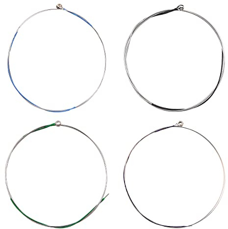Alnicov 2 Set Violin Strings Full Set(G-D-A-E) Universal Steel Strings for 4/4 3/4 1/2 1/4 Size Violins