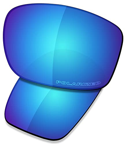 SAUCER Lentes de repuesto de alta calidad compatibles con gafas de sol Wiley X Omega de alta defensa, azul glaciar polarizado