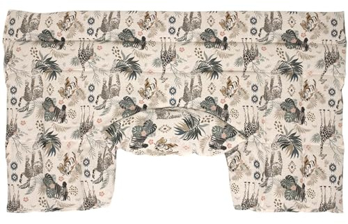 Saco cervical térmico con semillas de colza (algodón orgánico animales salvajes) - Cojín nuca y hombros con cuello - Almohada cervical - Para microondas y horno