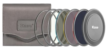 Kase KW Revolution - Kit de filtros magnéticos profesionales 82 mm, anillos codificados, incluye CPL, ND8, ND64, ND1000 y adaptador magnético
