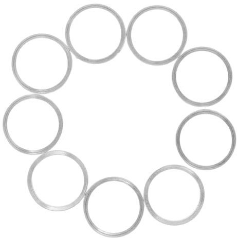 Supvox 1 Satz Unterlegscheibe Für Fahrradschrauben Vorbau-abstandshalter Headset-abstandshalter Abstandshalter Für Fahrradsteuersätze Silver Aluminium 10 Stück