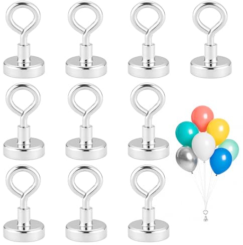 10 pesi per palloncini a elio, pesi magnetici per palloncini a elio, supporti per palloncini riutilizzabili, pesi per palloncini a elio, per matrimoni, compleanni, Natale
