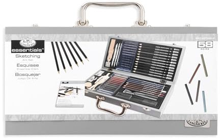 Royal & Langnickel Essentials - Maletín con material para dibujo