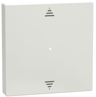 Schneider Electric Merten Wippe für Taster-Modul mit Pfeilen Auf und Ab, 1-fach, Unterputz, System M, polarweiss glänzend, Artikelnummer MEG5215-0319, 1 Stück