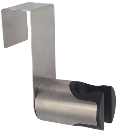 Universal Wall Mounted Toilet Sprayer Holder, 304 Stainless Steel Bidet Sprayer Bracket for Bathroom, Toilet Wand Holder & Shower Sprayer Mount, No-Drilling Installation, Silver