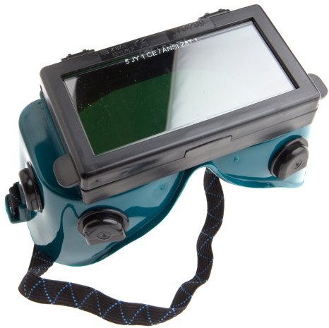 Forney 55320 Goggles, Oxygen Acetylene, Lift Front, Shade-5,Green and Blacks , 72 x 48 inch