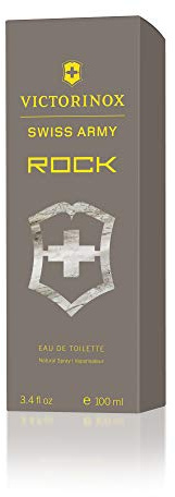 Victorinox Swiss Army Rock Eau de Toilette Herren, Parfüm mit Leder und Lavendel, Orientalisch und würzig, 50 ml