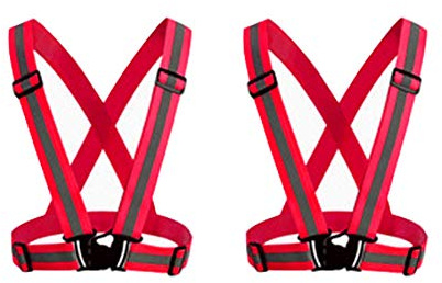 HYCOPROT Chaleco de Seguridad Reflectante para Adultos/Niños, Chaqueta de Chaleco de Trabajo Ajustable de Alta Visibilidad Equipo Deportivo de Alta Visibilidad