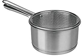 CAZO INOX + CESTILLO FREIDOR DE 16 CM