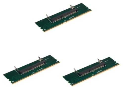 HEMOTON 3pezzi Adattatore Di Memoria Per Laptop Desktop Convertitore So-dimm Dimm Per Supporta Frequenze Design Pcb Strati Protezione Da Sovracorrente