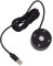 Nebelmacher-Zerstäuber, Nebelmacher, USB, Bunte LED-Leuchten, 5 V, Ultra-Sound-Springbrunnen-Zerstäuber für Teich, Steingarten, Aquarium, Waschbecken (BLACK)