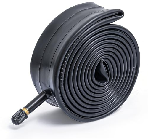 FengCan 26x1.75/1.95/2.0/2.10/2.125 Inch Bike Tube,26 Replacement Bicycle Tube (One),Reliable 26 x 1.75-2.125 Bike Inner Tube AV32mm Schrader Valve for City/Road/Cruiser/Mountain Cycling Scenarios