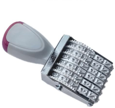 Gummistempel, Linien-Datumsanzeige, 6-stellig oder 8-stellig, Zahlenstempel, Gummi, Datumsstempel, Bürostempel, für Scrapbooking, Verpackung