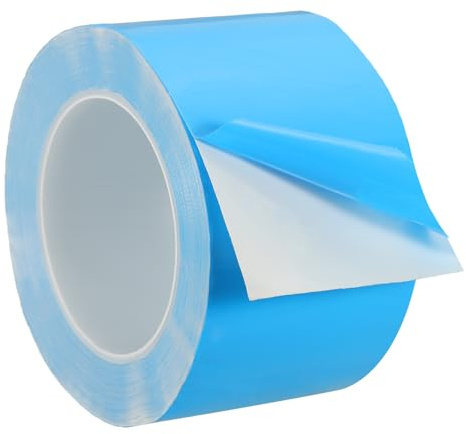 PATIKIL Nastro adesivo termico, 25 m x 70 mm x 0,2 mm, nastro biadesivo conduttivo termico per dissipatore di calore, moduli GPU LED, chip IC, CPU del computer, blu