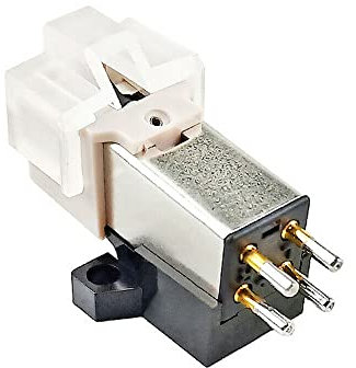 AT3600L Cápsula Fonocaptora MM - Cartucho Magnético Móvil para Tocadiscos de Vinilo, Compatible con Audio Technica AT3600L/LP60/310BT - Aguja Diamantada Cónica 0.6 mils - Respuesta 20Hz-20kHz - Incluy