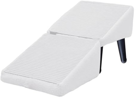 Rampes pour Chiens pour Voitures, Escaliers Et Pouf Pliables 2 en 1 pour Animaux De Compagnie, Marches Multifonctions Légères Et Antidérapantes, Rampe pour Chien Ottomane Divisée Portable pour Chiens