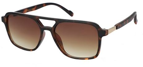 JOOX Gafas de sol retro Pilot mujer y hombre, estilo cuadrado vintage de los años 90 con protección UV400.