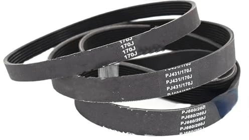 Drivremmar Banddrivning Band Löpbandsmaskin 6/7/8 Ribbar Gummitransportband 335J 340J 345J 350J 355J 360J 365J 370J 374J 375J Kopplingsdrivrem