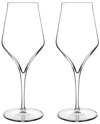 Luigi Bormioli Supermo - Calice da vino rosso Chianti/Pinot Grigio, 432 ml, 2 pezzi (confezione da 1), trasparente