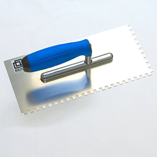 Zahnkellen 6mm x 6mm x 6mm, Kellen mit Softgriff, rostfrei, Profiqualität