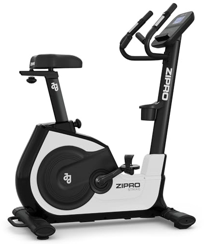 ZIPRO Heimtrainer Fahrrad bis 150 kg, Magnetischer Ergometer mit 16 Programmen, Computer mit Puls-, Kalorien- & Distanzmessung, Komfortsattel, Indoor Bike für Zuhause