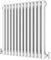 Radbliss Horizontal Traditional 2 Column Radiator 600x605mm White Cast Iron Style Design RAD Central Heating