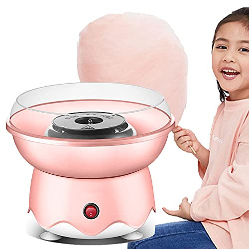AIBOTY Cotton Candy Maker for Kids Mini Electric DIY Sweet Cotton Candy Machine, Portable Cotton Sugar Floss Machine, Best Gift for Children,Pink
