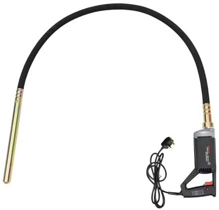 Handheld Concrete Vibrating Tool, Electric Concrete Vibrator Motor, 1500W, 2m Shaft, 1Hp, 4200RPM for Industrial Cement Applications