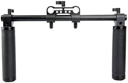 NICEYRIG Camera Handle Kit with 15mm Rod Clamp 30cm long rod for Camera DSLR Shoulder Rig Support System